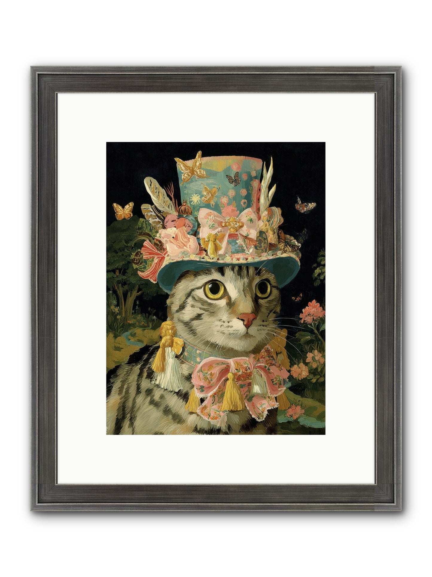 Golden Chapter No.1 Framed Print - Slimwoods Black/Silver 9x12