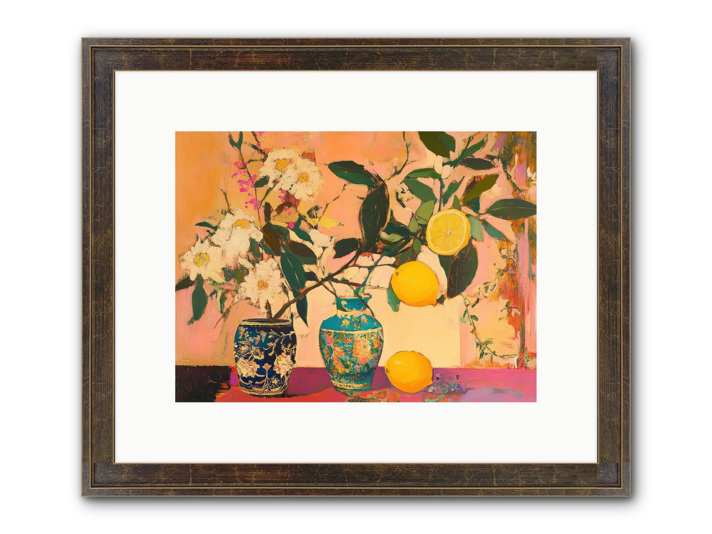 Golden Hour Captured Framed Print - Slimwoods Black/Gold 12x9
