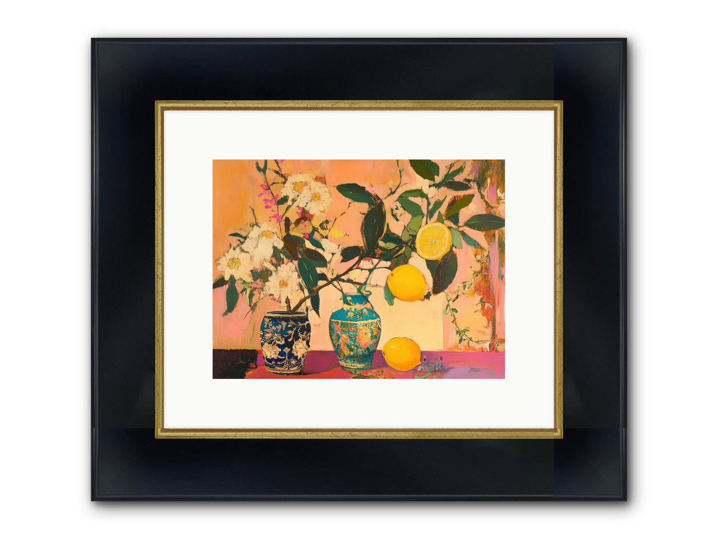 Golden Hour Captured Framed Print - Wide Black w/Gold 12x9
