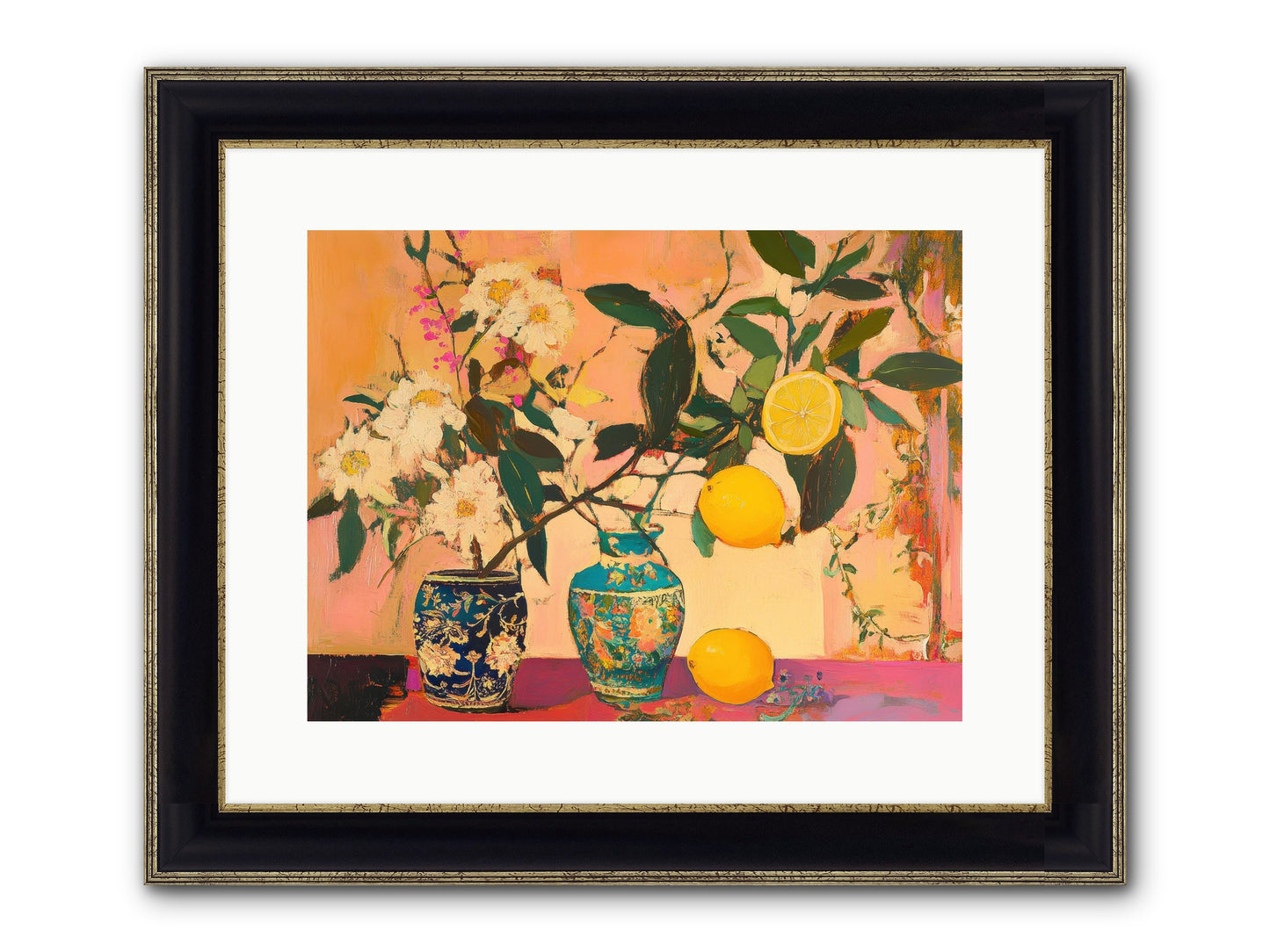 Golden Hour Captured Framed Print - Black & Gold 16x12