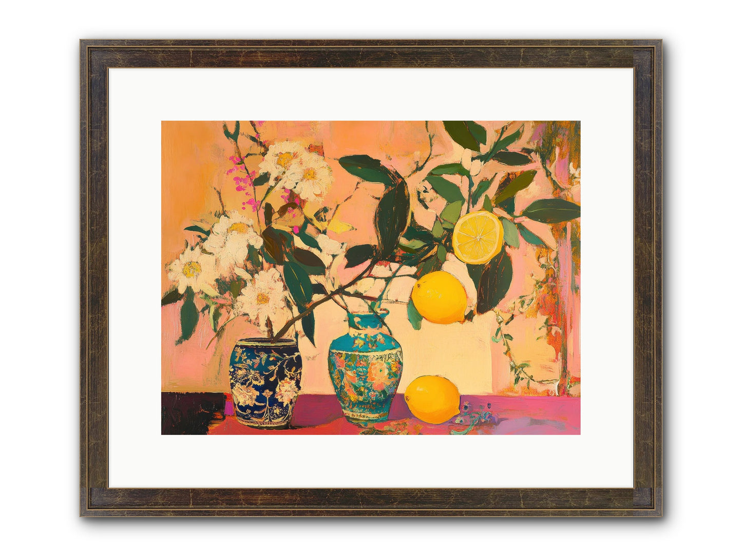 Golden Hour Captured Framed Print - Slimwoods Black/Gold 16x12