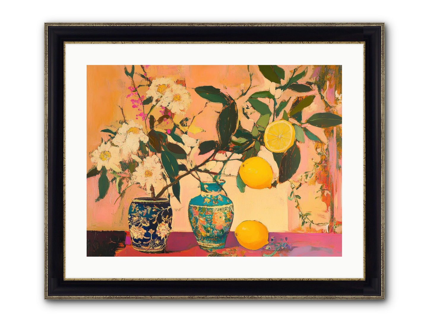Golden Hour Captured Framed Print - Black & Gold 24x18