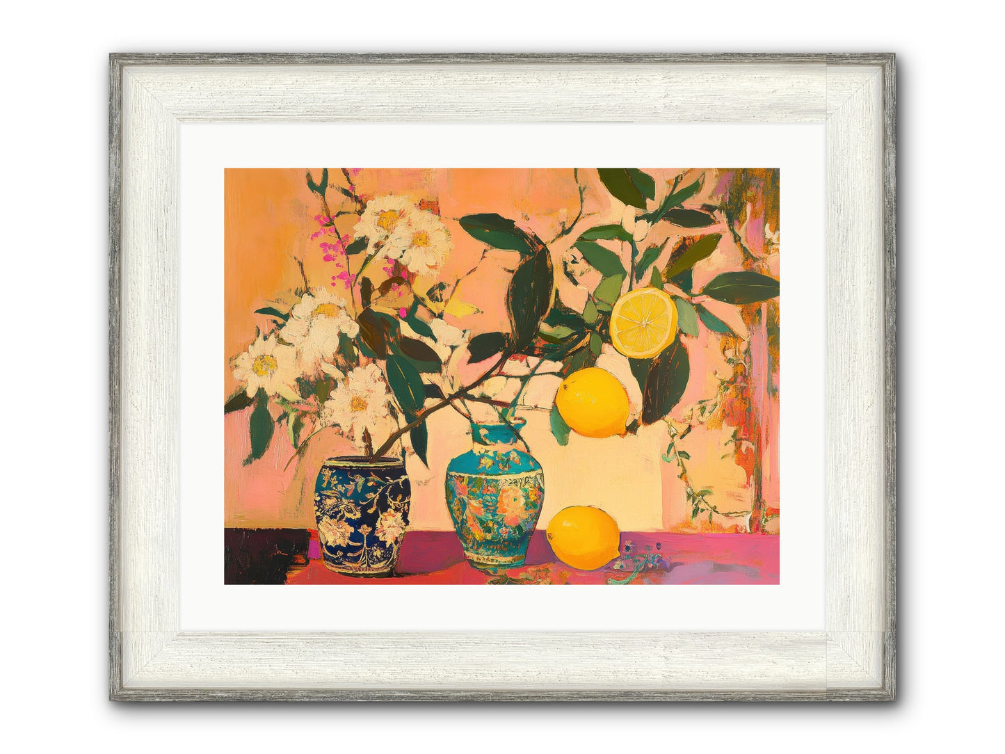 Golden Hour Captured Framed Print - Driftwood White 24x18