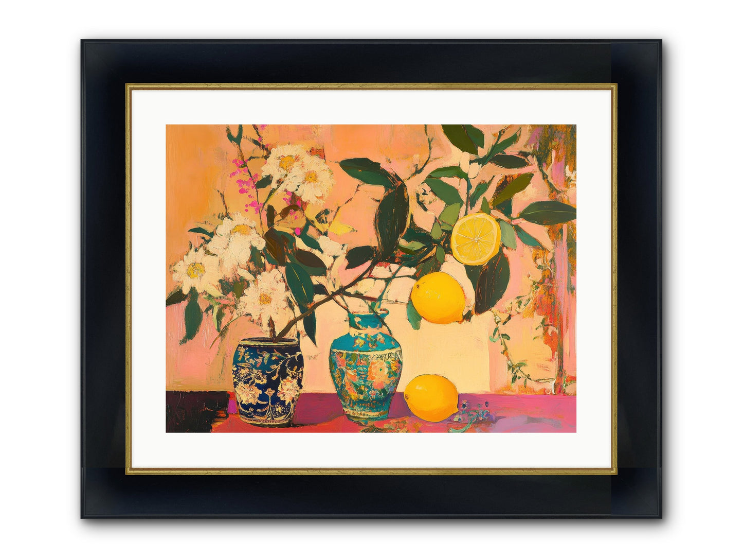 Golden Hour Captured Framed Print - Wide Black w/Gold 24x18