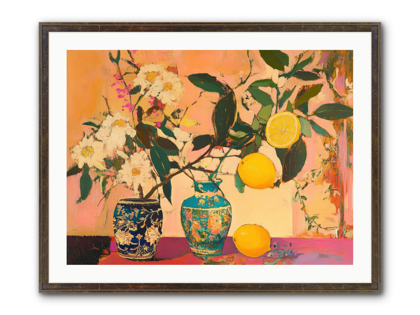 Golden Hour Captured Framed Print - Slimwoods Black/Gold 32x24