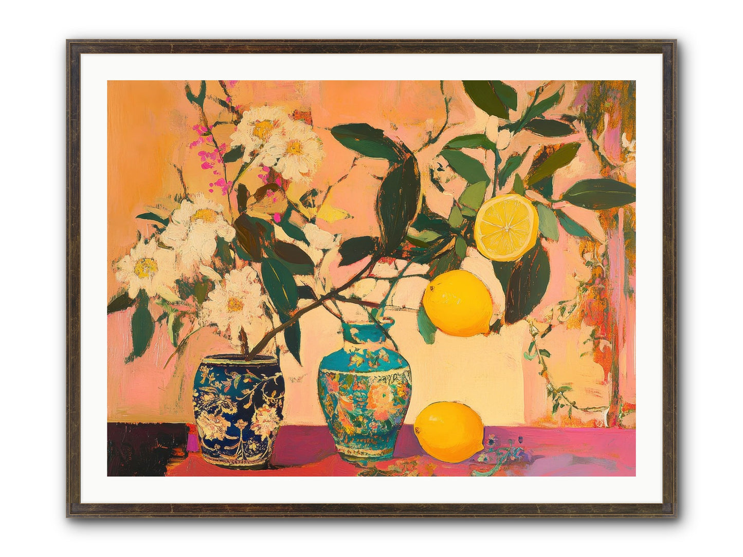 Golden Hour Captured Framed Print - Slimwoods Black/Gold 40x30
