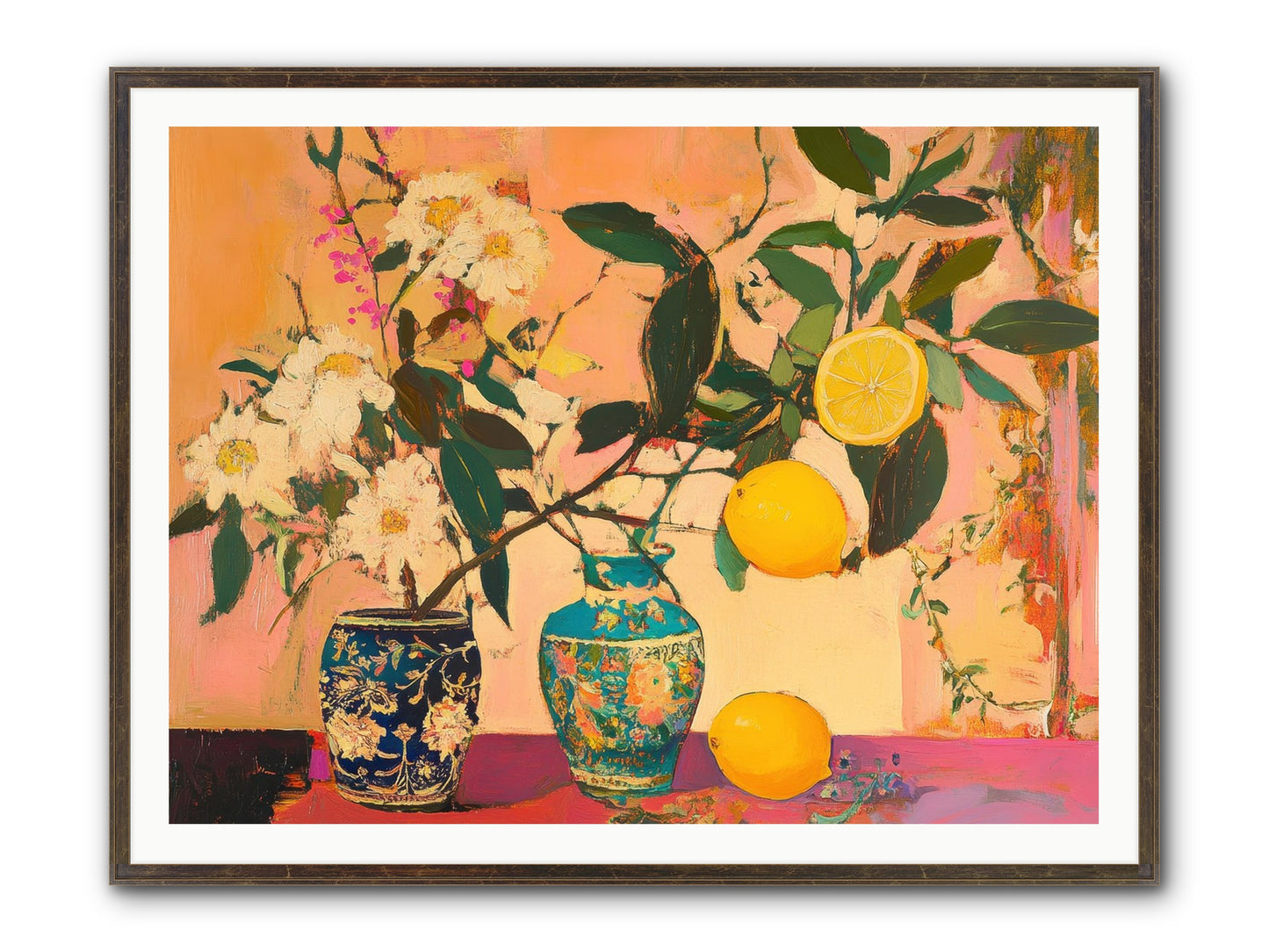 Golden Hour Captured Framed Print - Slimwoods Black/Gold 48x36