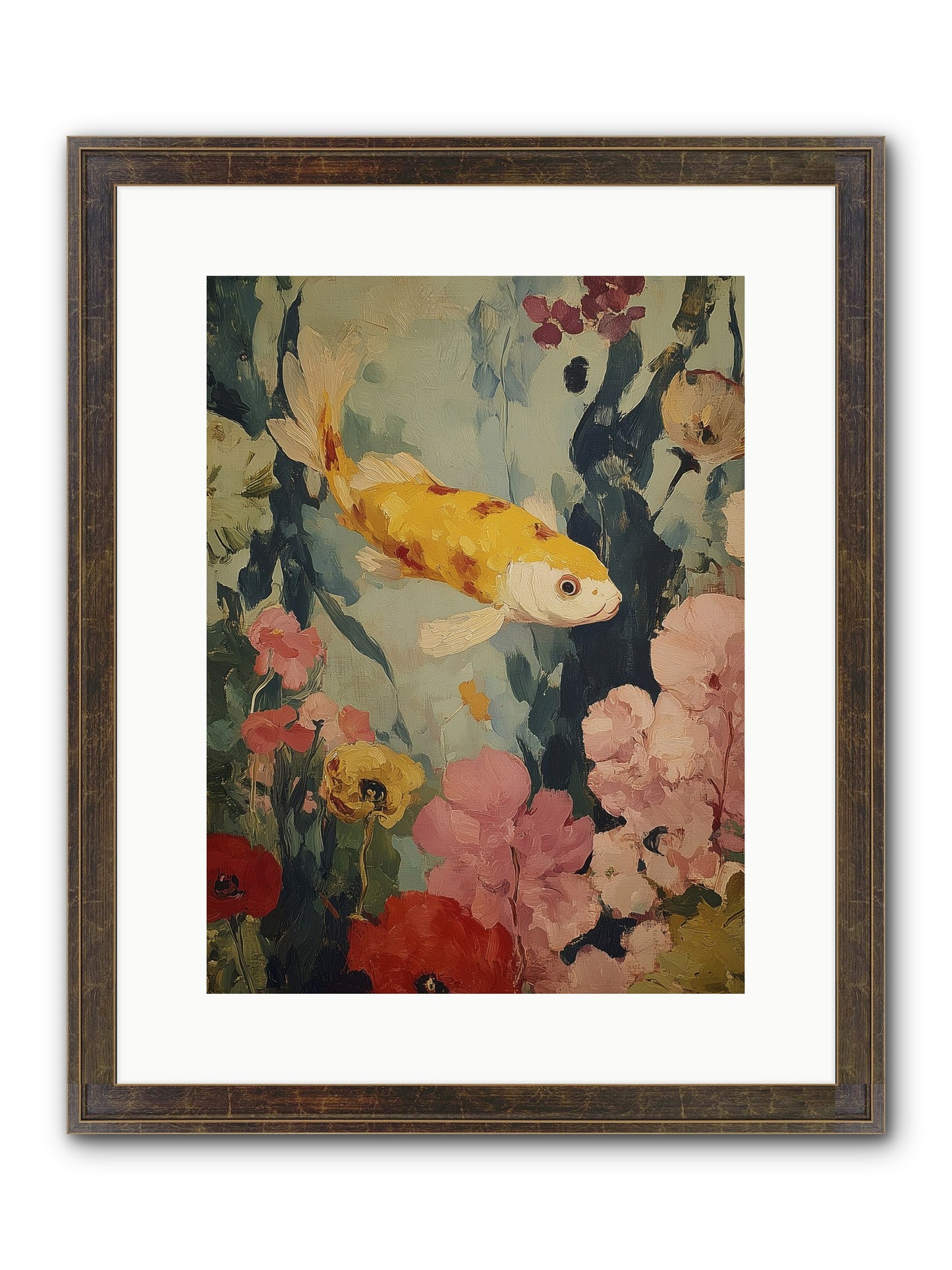 Golden Hour Light Framed Print - Slimwoods Black/Gold 12x16