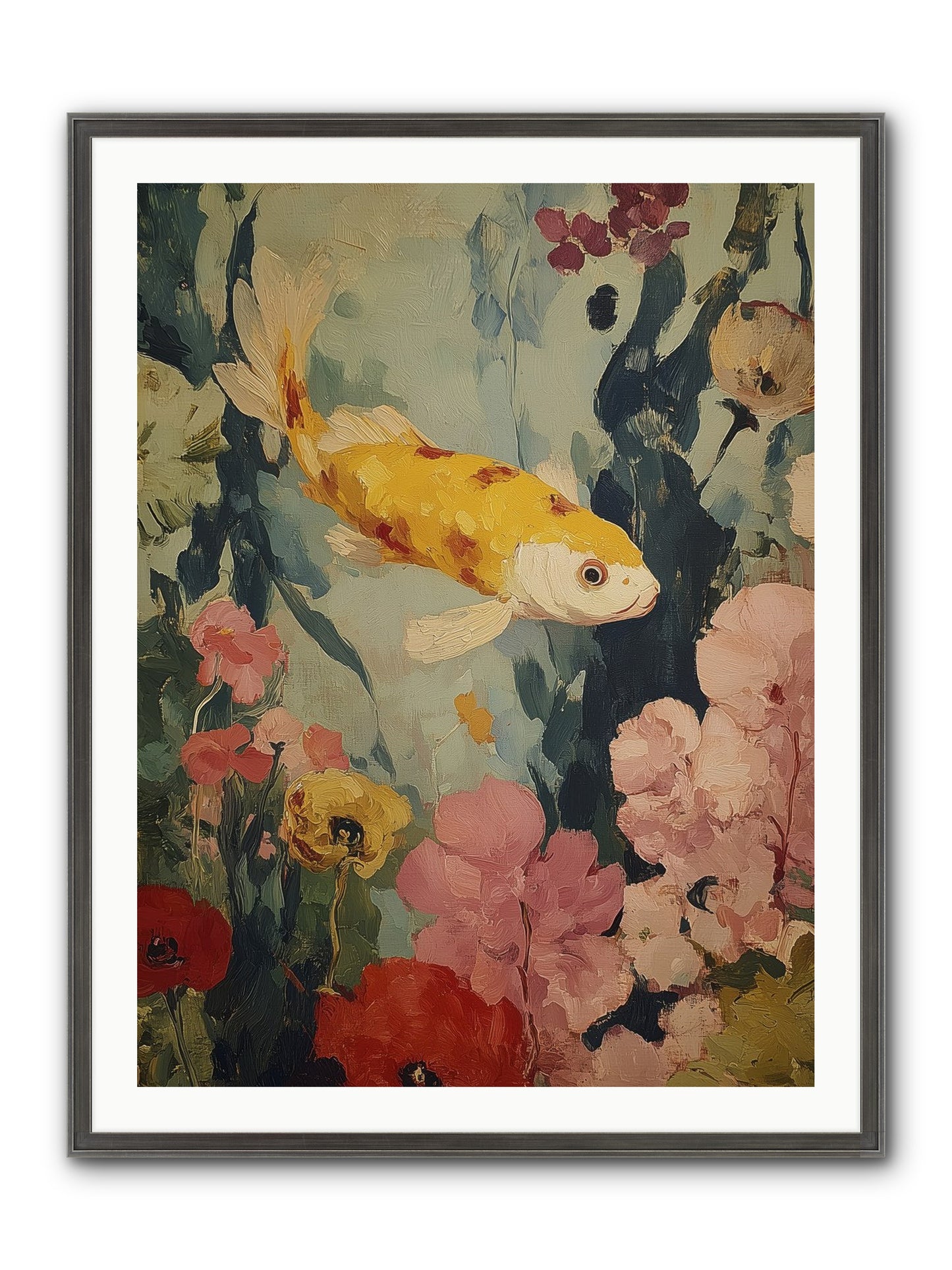 Golden Hour Light Framed Print - Slimwoods Black/Silver 30x40