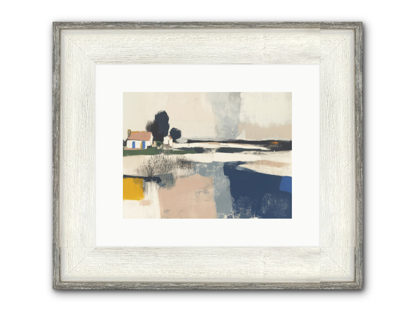Golden Hour Magic Framed Print - Driftwood White 12x9