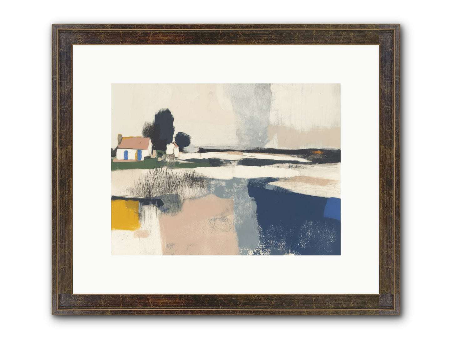 Golden Hour Magic Framed Print - Slimwoods Black/Gold 12x9