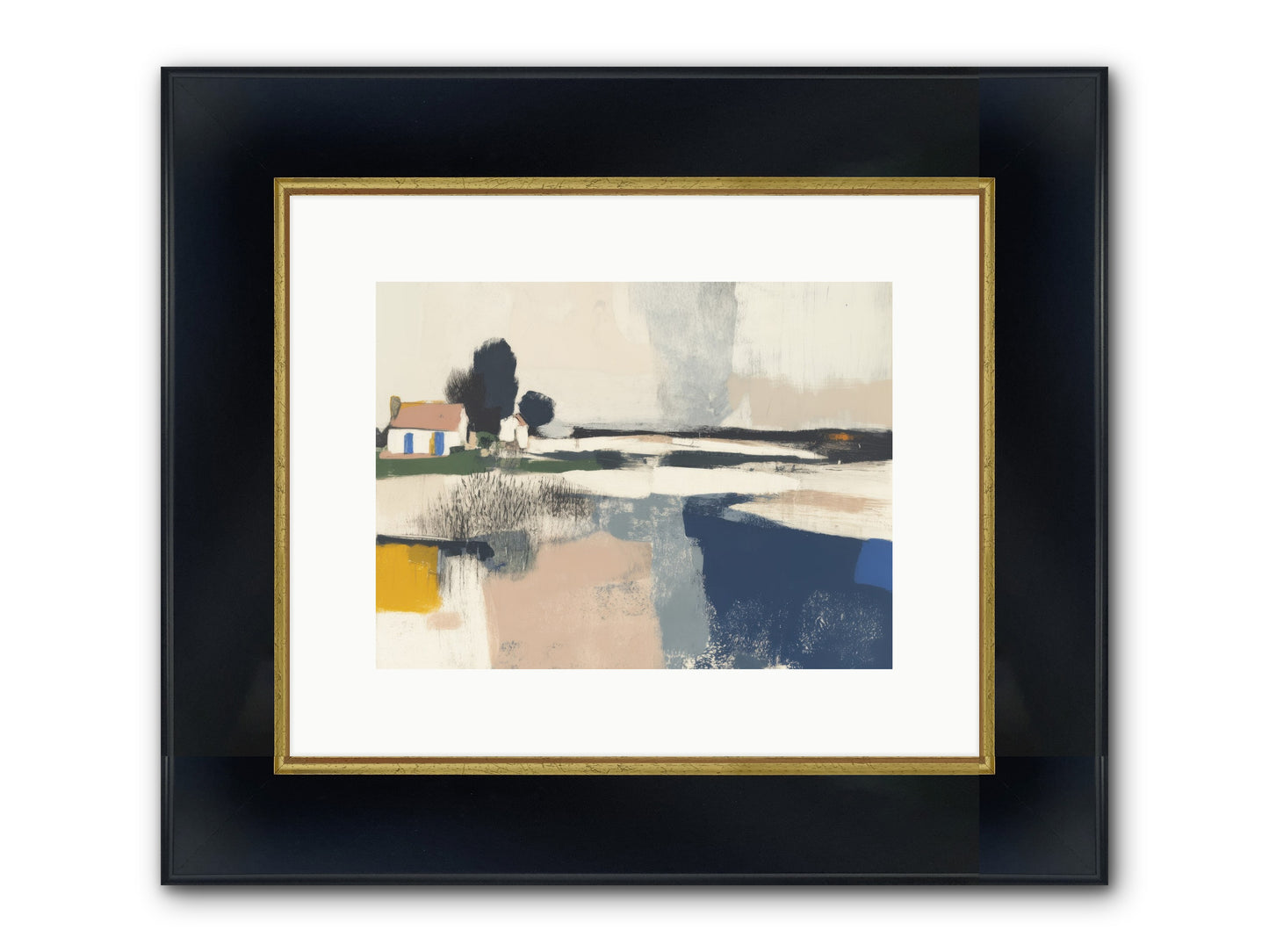 Golden Hour Magic Framed Print - Wide Black w/Gold 12x9