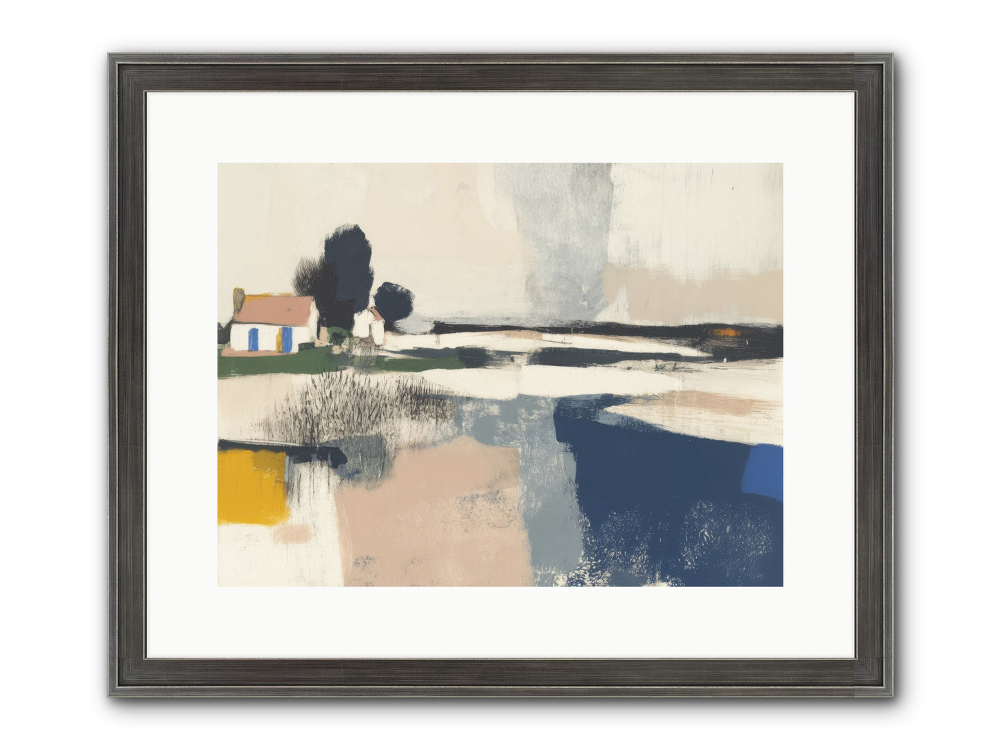 Golden Hour Magic Framed Print - Slimwoods Black/Silver 16x12