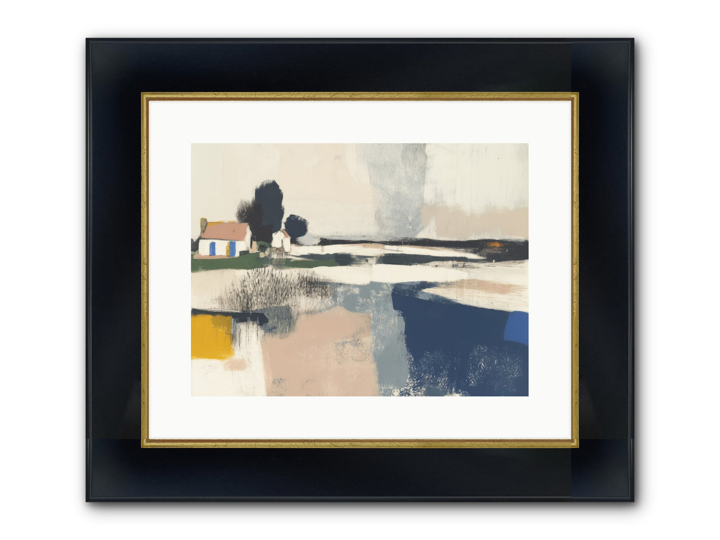 Golden Hour Magic Framed Print - Wide Black w/Gold 16x12