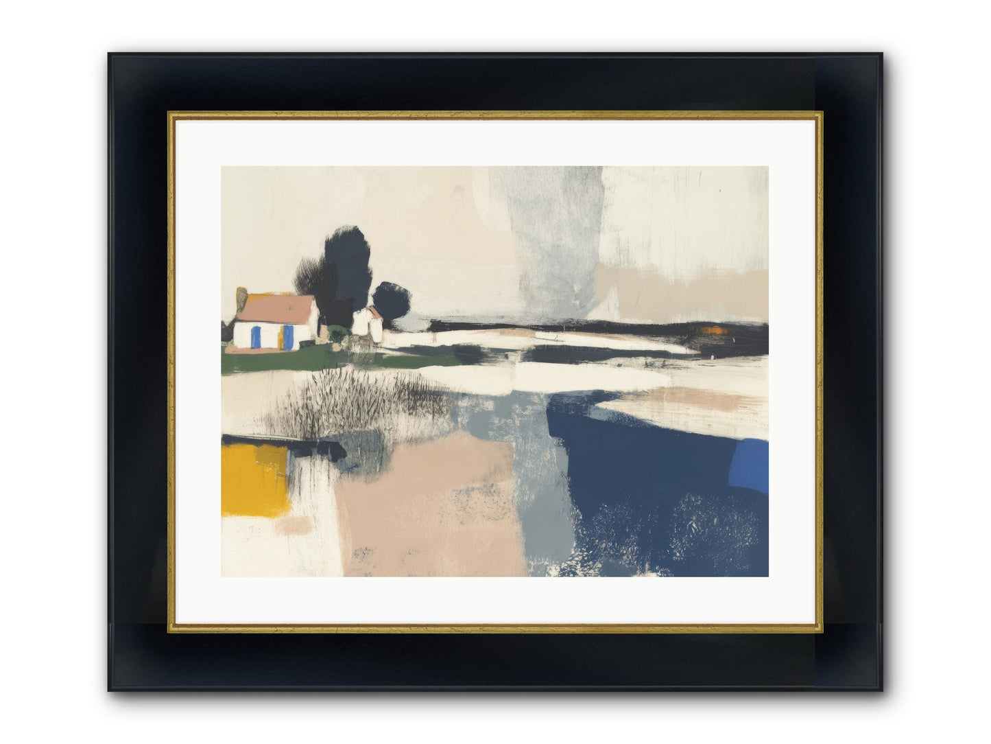 Golden Hour Magic Framed Print - Wide Black w/Gold 24x18