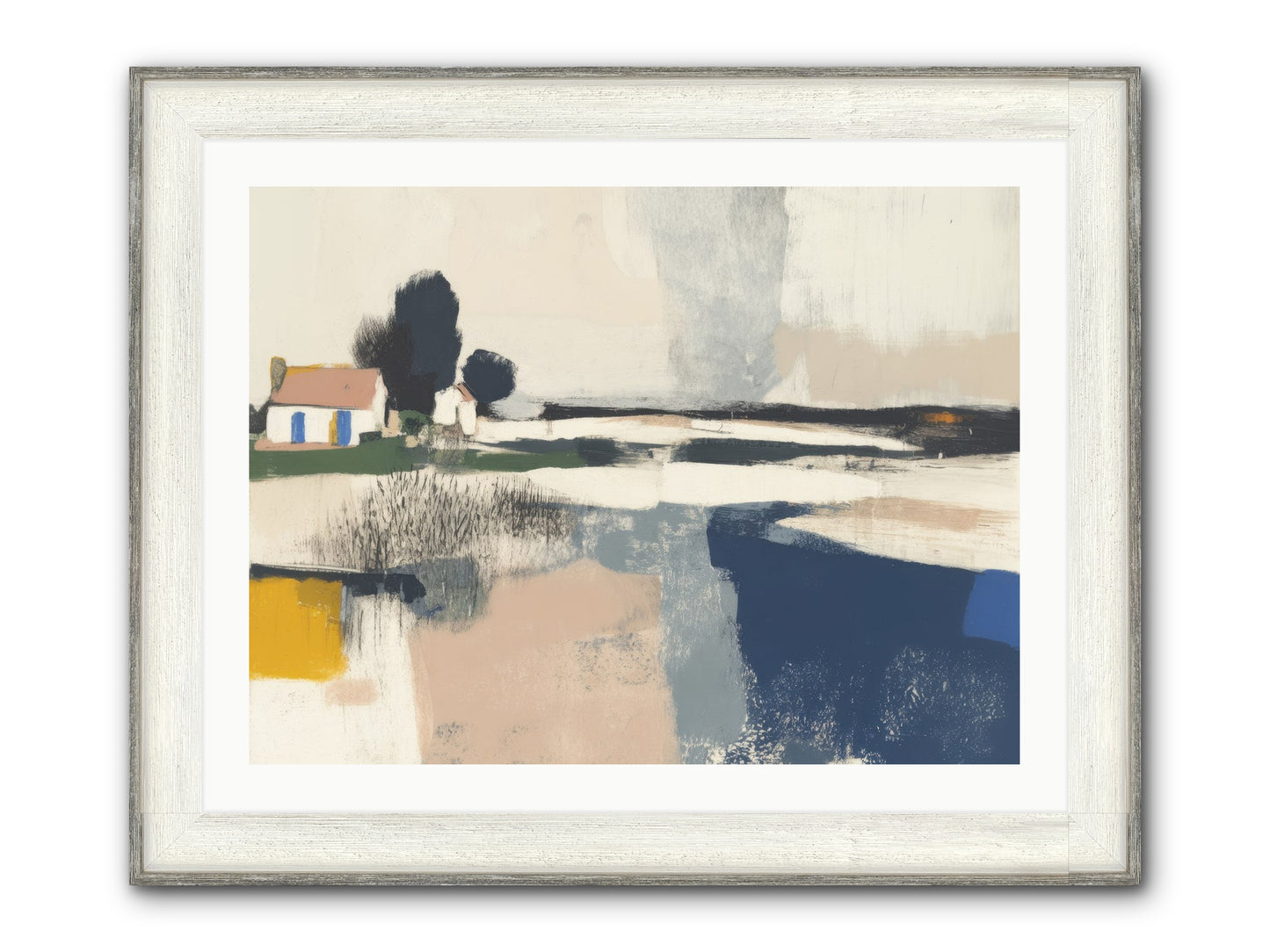 Golden Hour Magic Framed Print - Driftwood White 32x24