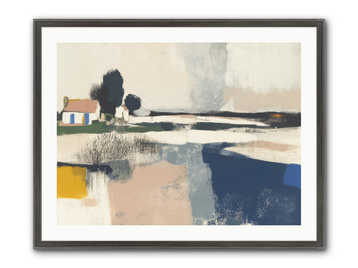 Golden Hour Magic Framed Print - Slimwoods Black/Silver 32x24