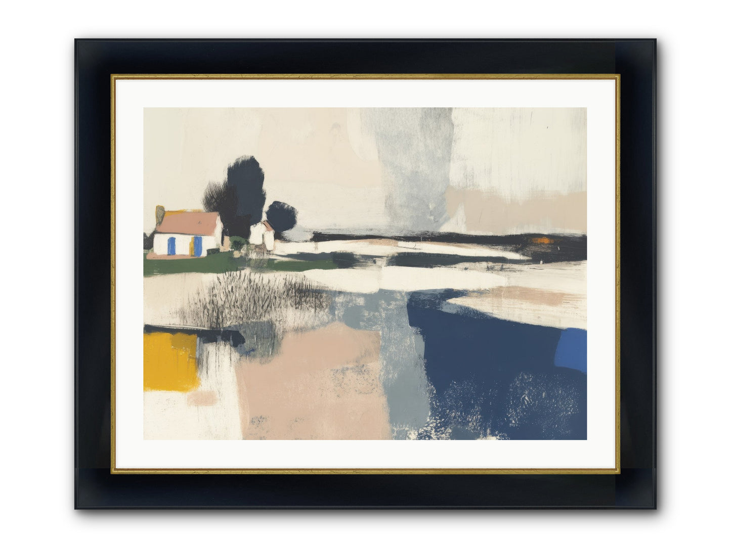 Golden Hour Magic Framed Print - Wide Black w/Gold 32x24