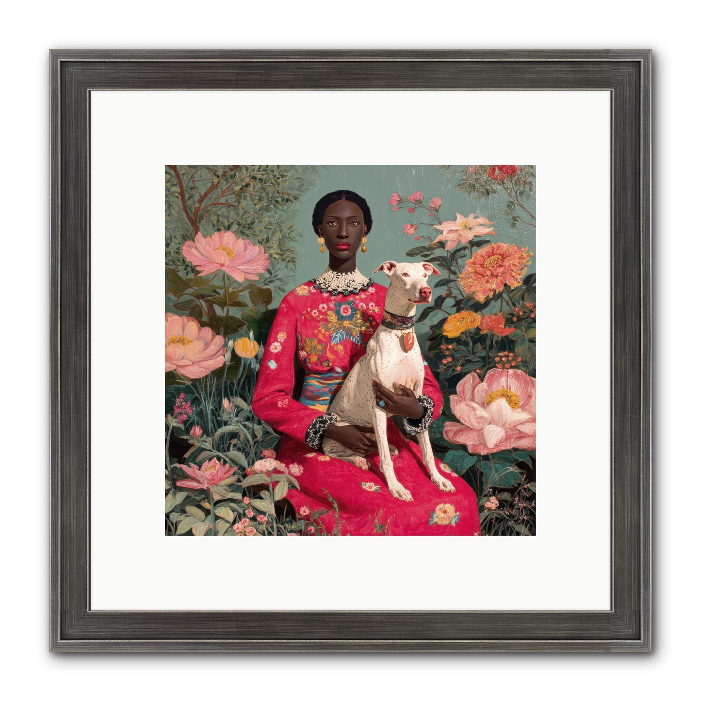 Golden Hour Story Framed Print - Slimwoods Black/Silver 10x10