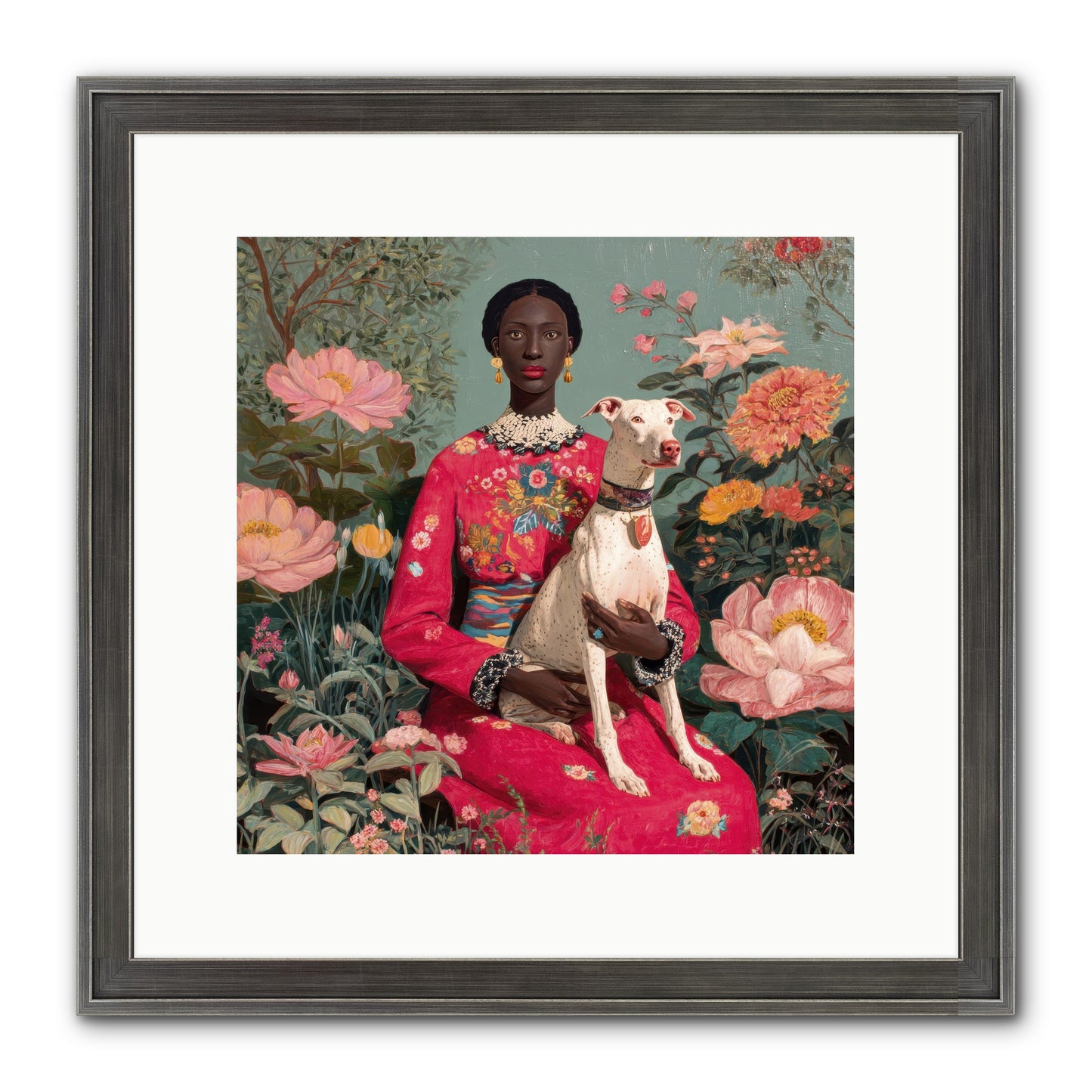 Golden Hour Story Framed Print - Slimwoods Black/Silver 12x12
