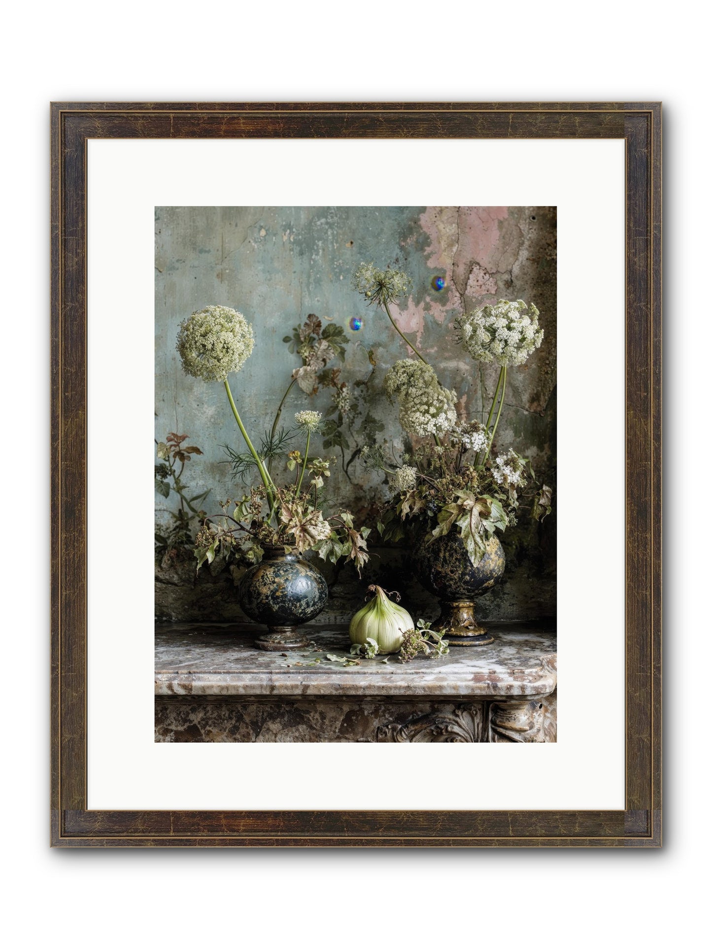Goldfade Framed Print - Slimwoods Black/Gold 12x16