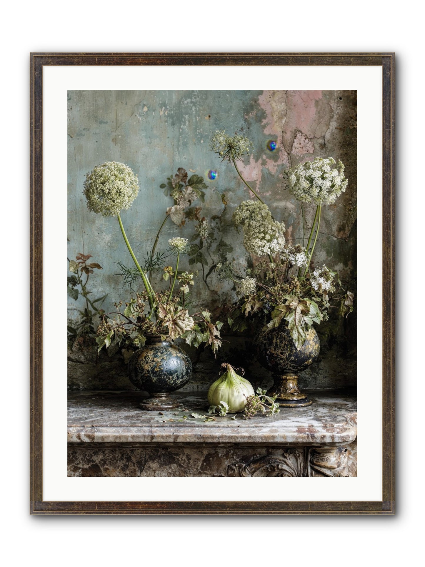 Goldfade Framed Print - Slimwoods Black/Gold 24x32