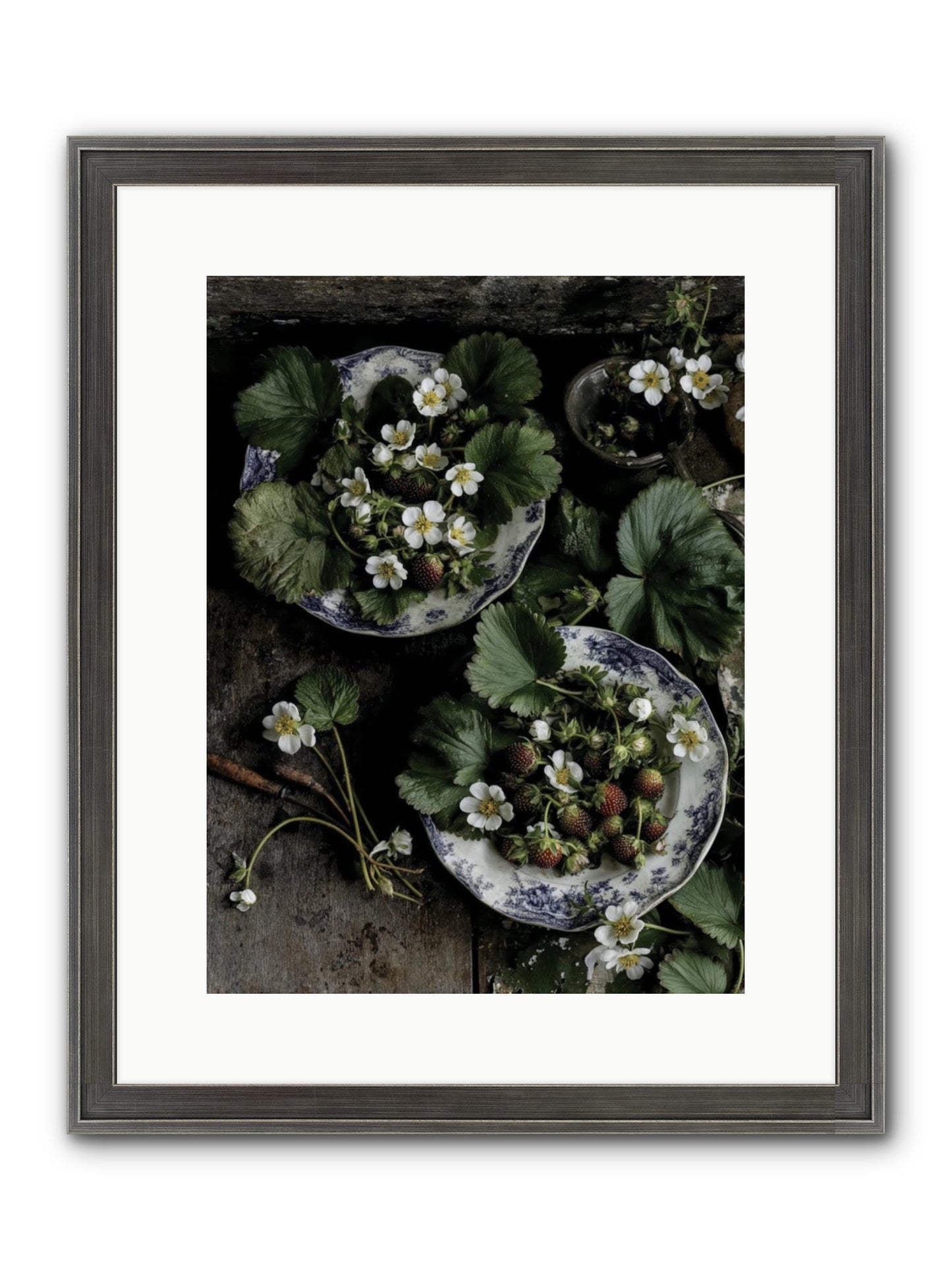 Good Wishes Framed Print - Slimwoods Black/Silver 12x16