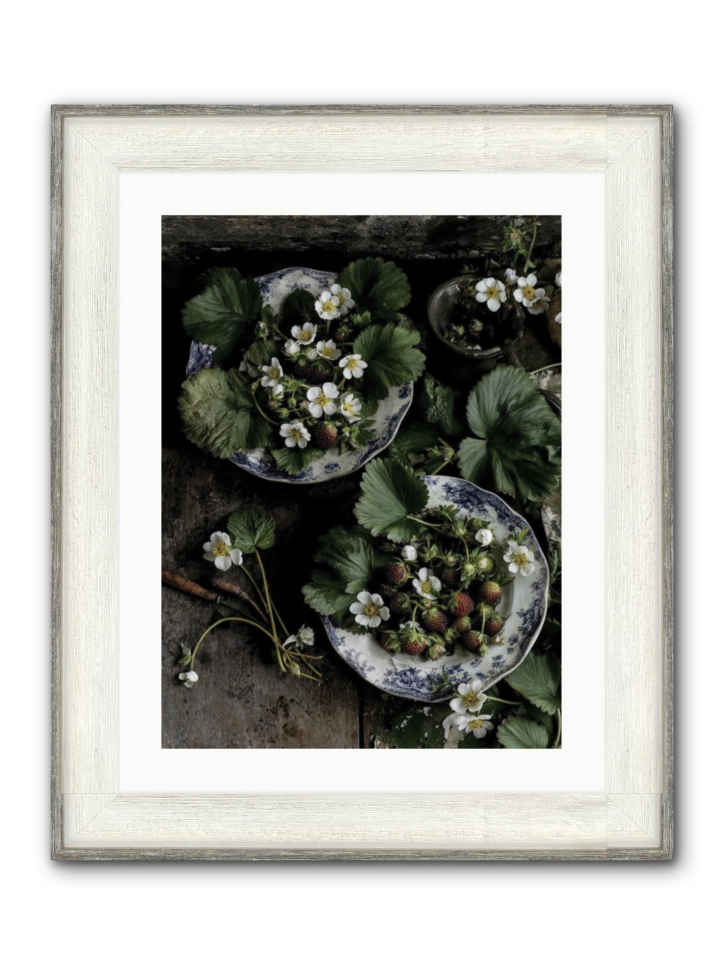 Good Wishes Framed Print - Driftwood White 18x24