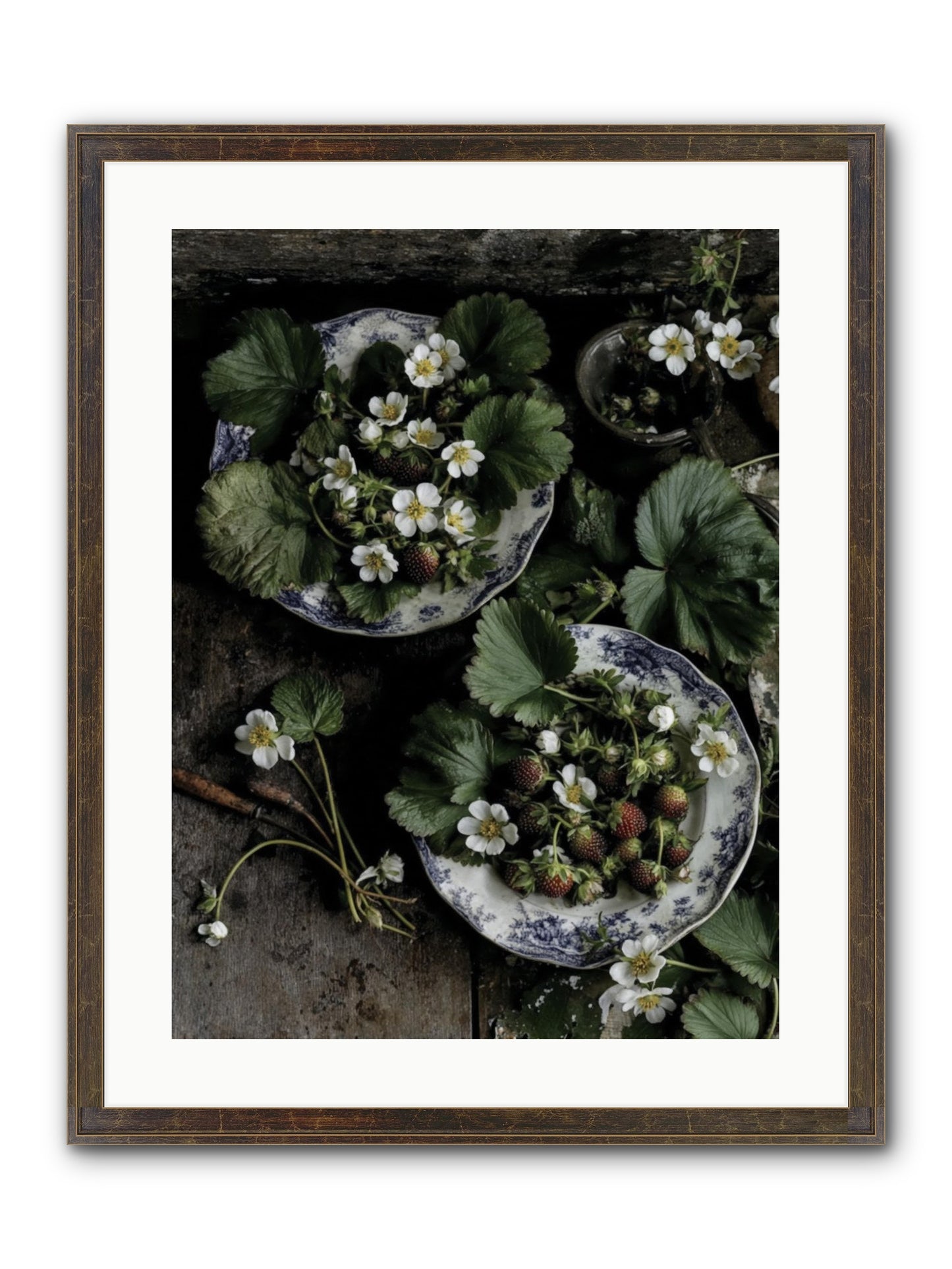 Good Wishes Framed Print - Slimwoods Black/Gold 18x24