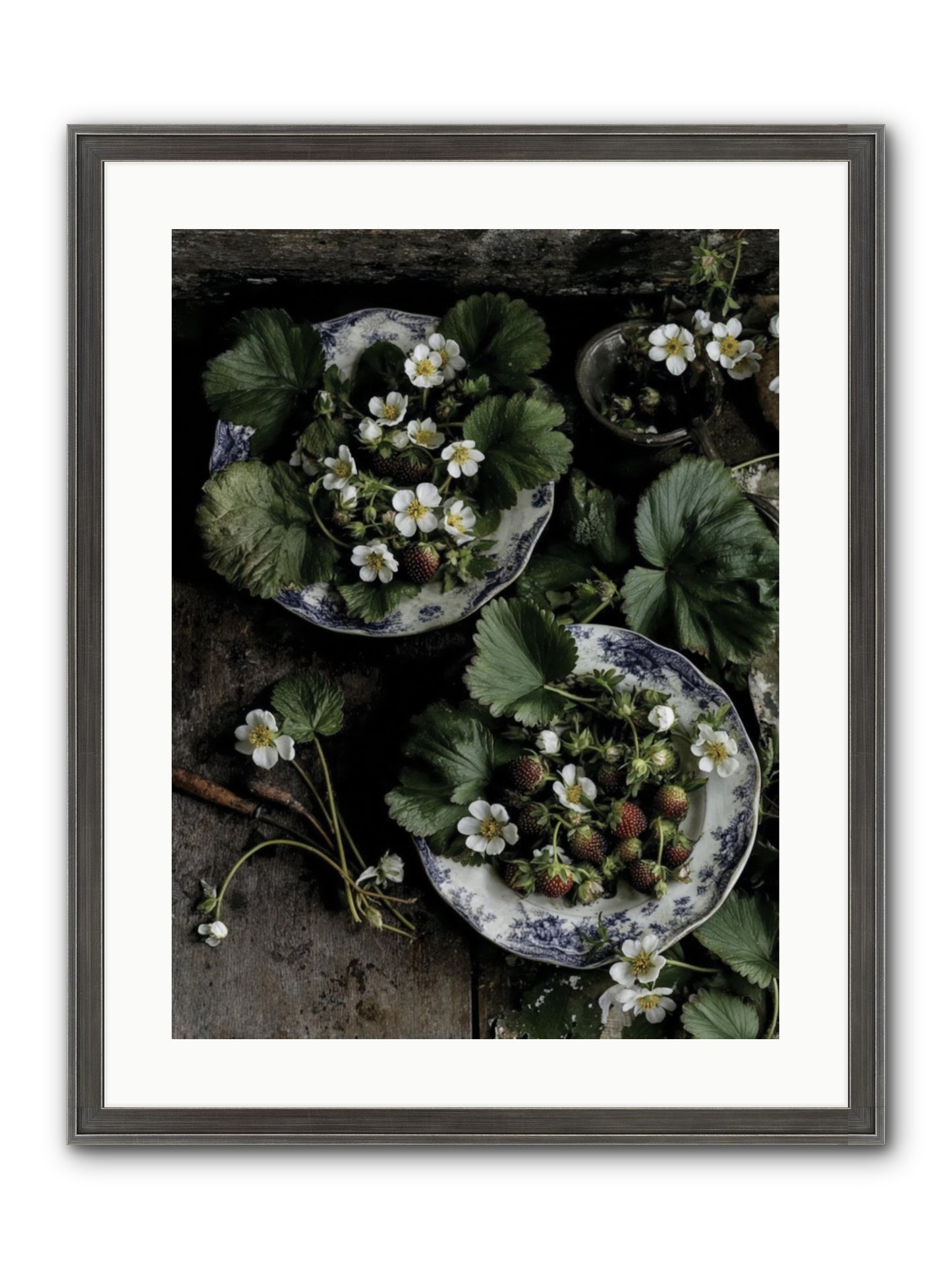 Good Wishes Framed Print - Slimwoods Black/Silver 18x24
