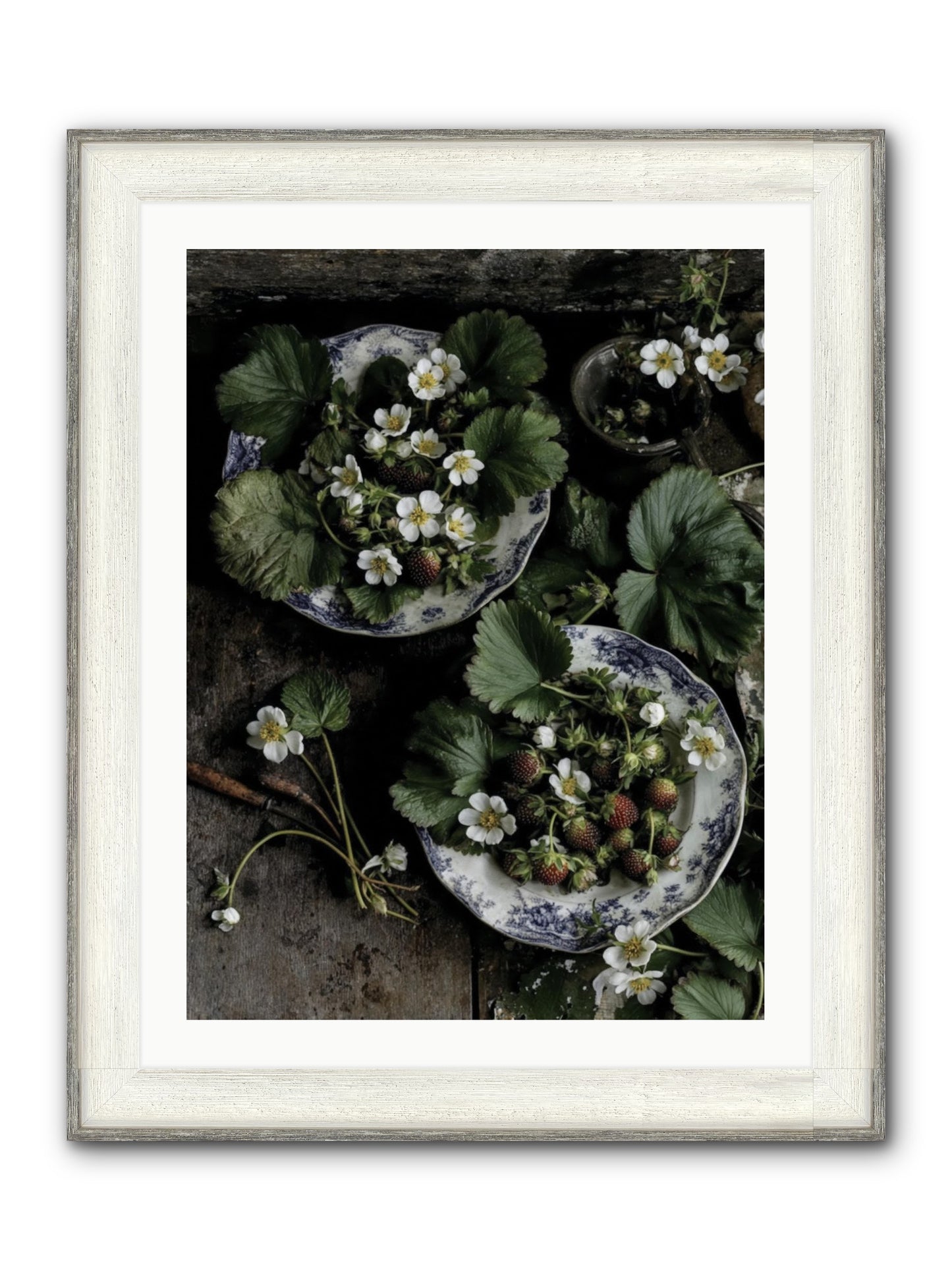 Good Wishes Framed Print - Driftwood White 24x32