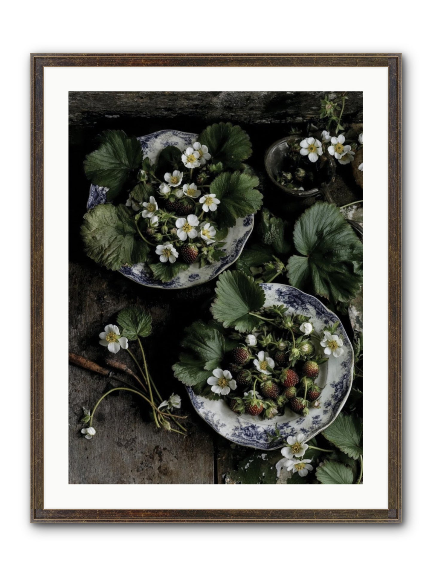 Good Wishes Framed Print - Slimwoods Black/Gold 24x32