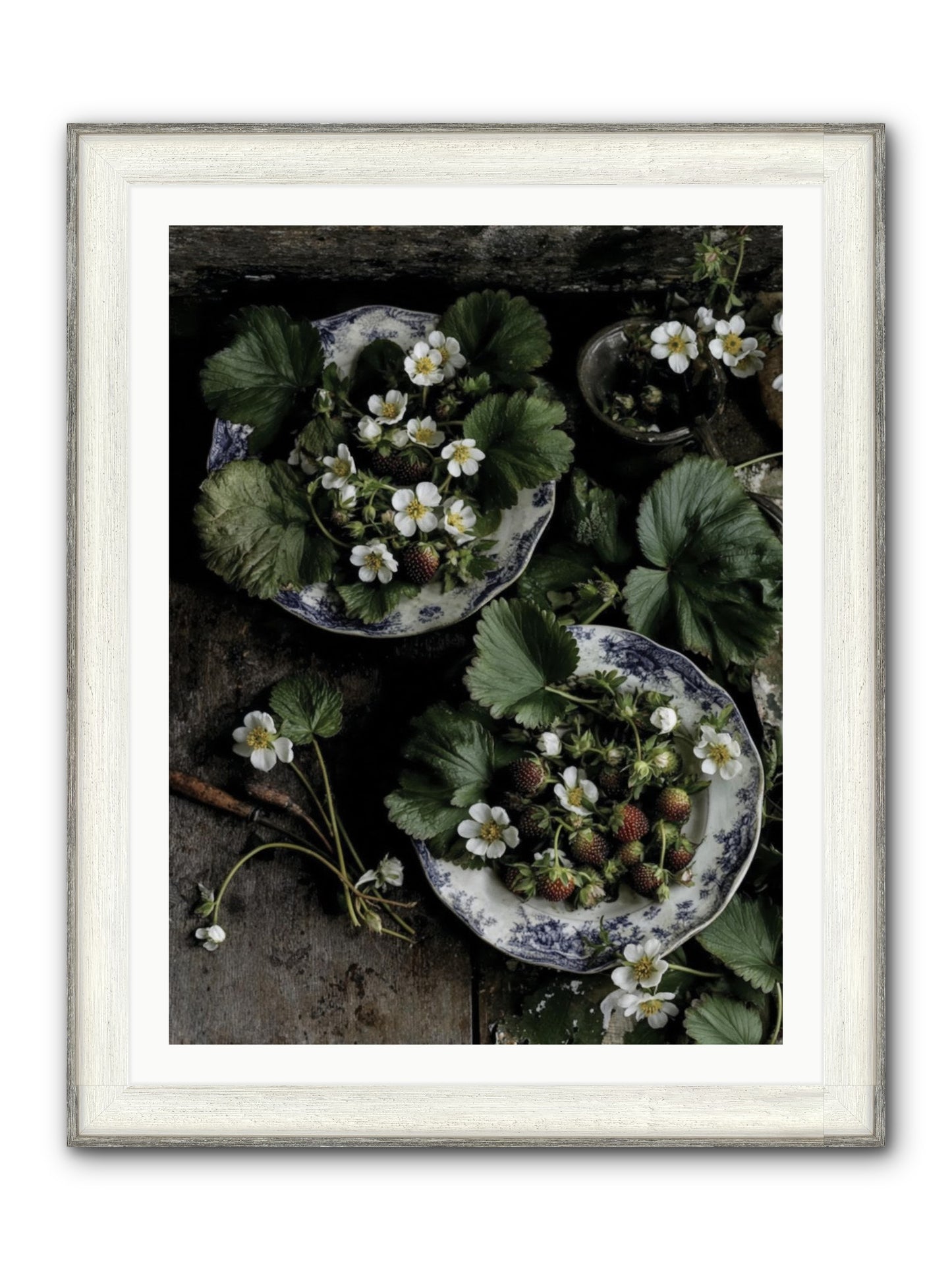 Good Wishes Framed Print - Driftwood White 30x40