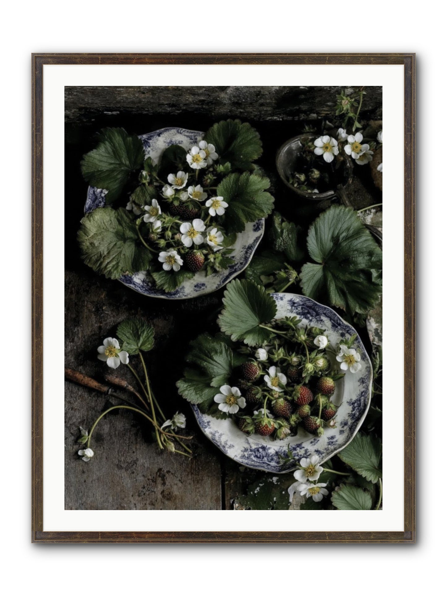 Good Wishes Framed Print - Slimwoods Black/Gold 30x40