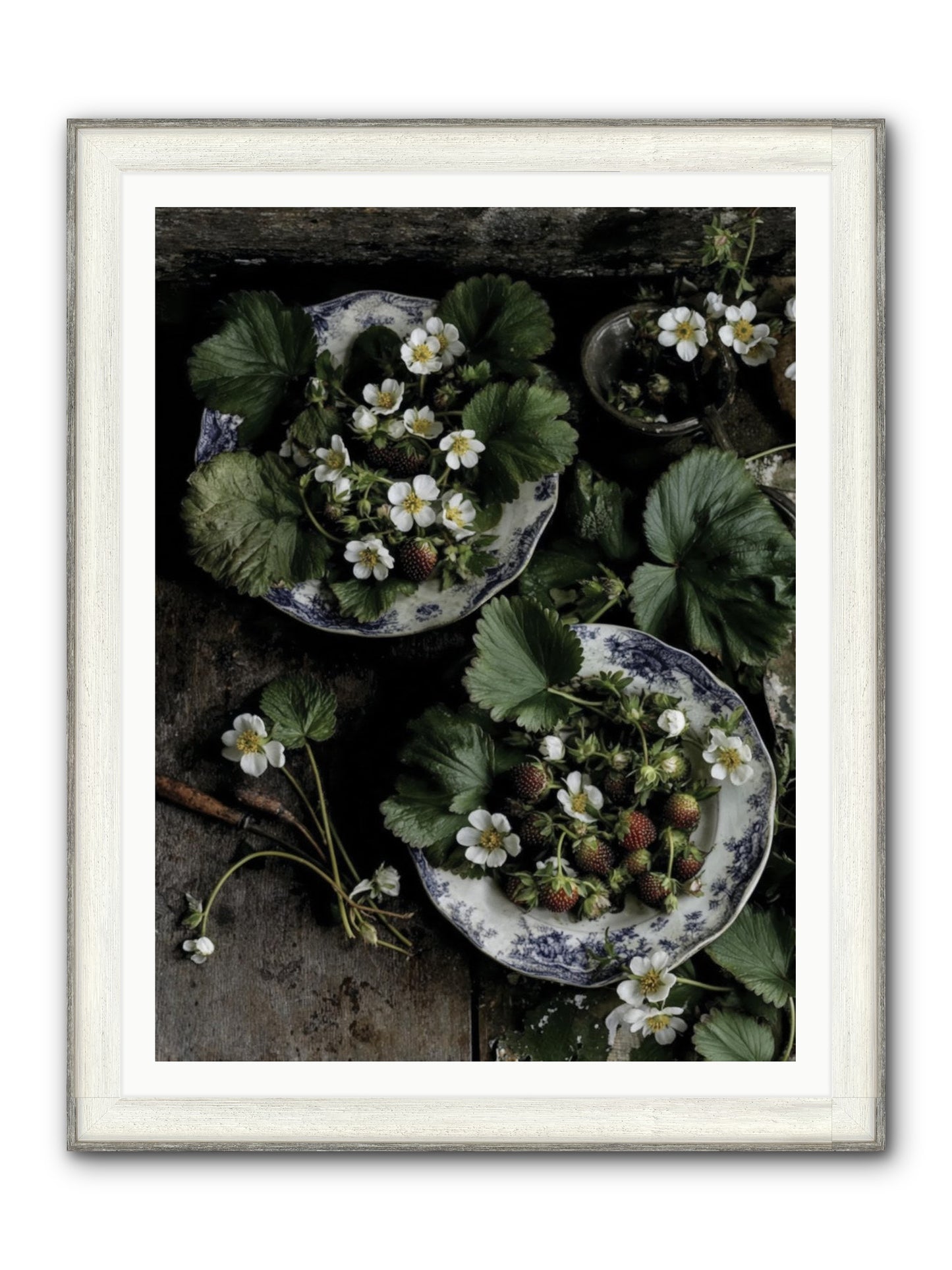 Good Wishes Framed Print - Driftwood White 36x48