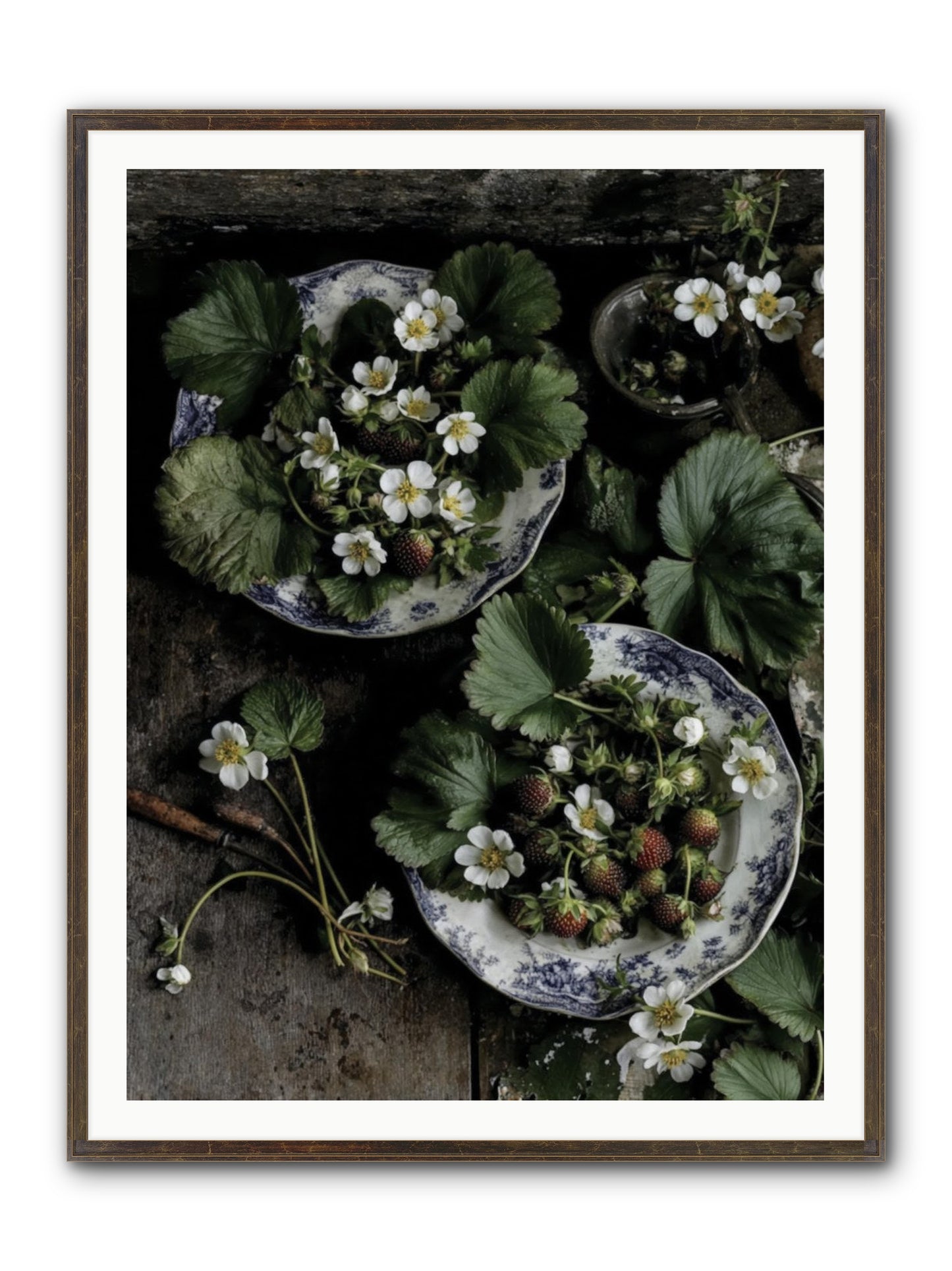 Good Wishes Framed Print - Slimwoods Black/Gold 36x48