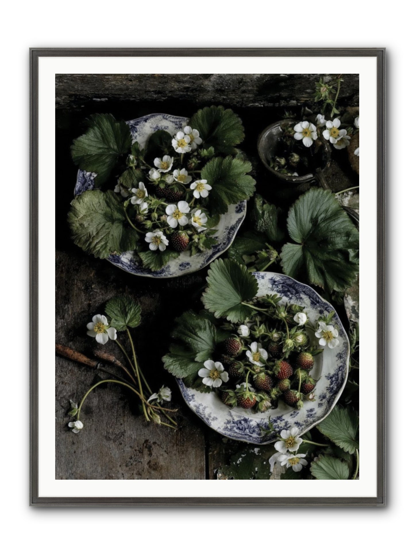 Good Wishes Framed Print - Slimwoods Black/Silver 36x48