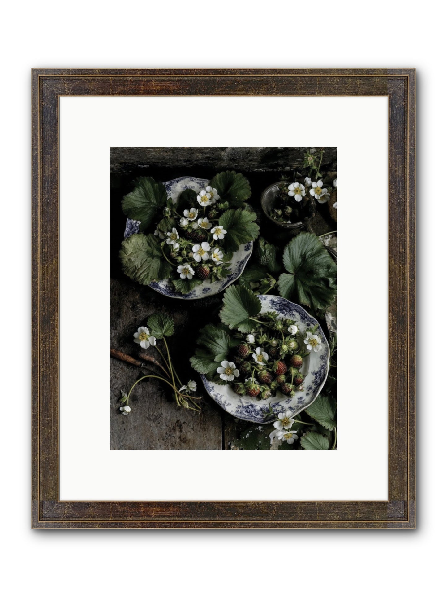 Good Wishes Framed Print - Slimwoods Black/Gold 9x12
