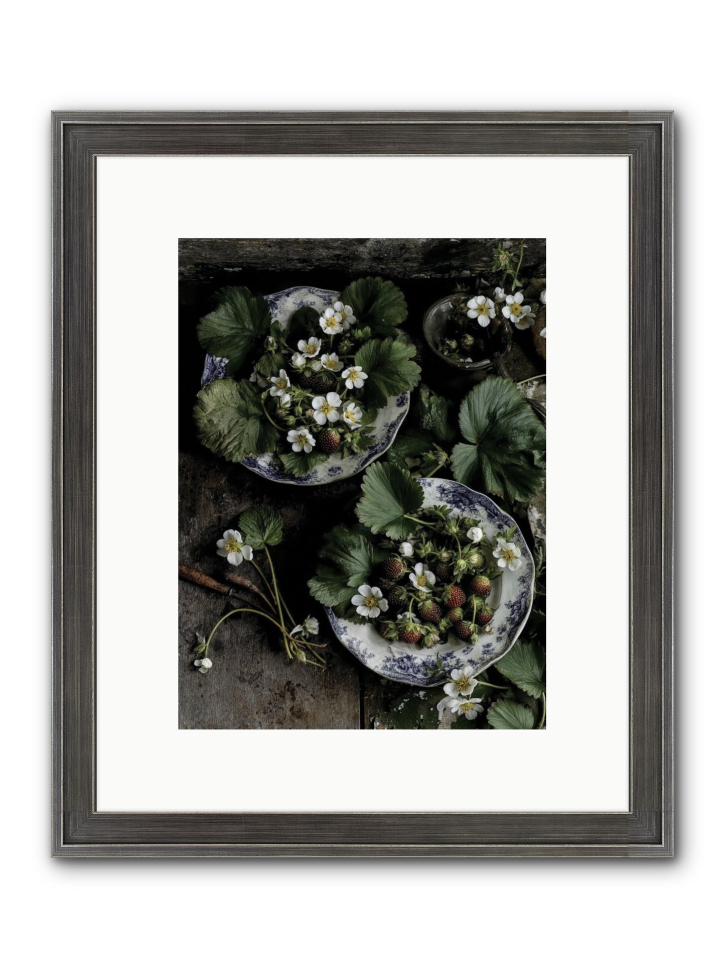 Good Wishes Framed Print - Slimwoods Black/Silver 9x12