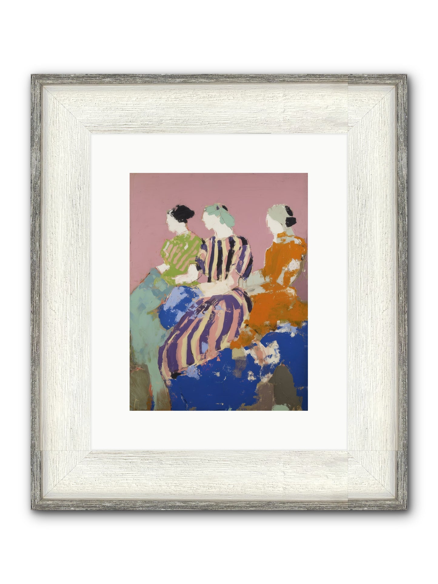 Gossamer Roots Framed Print - Driftwood White 9x12
