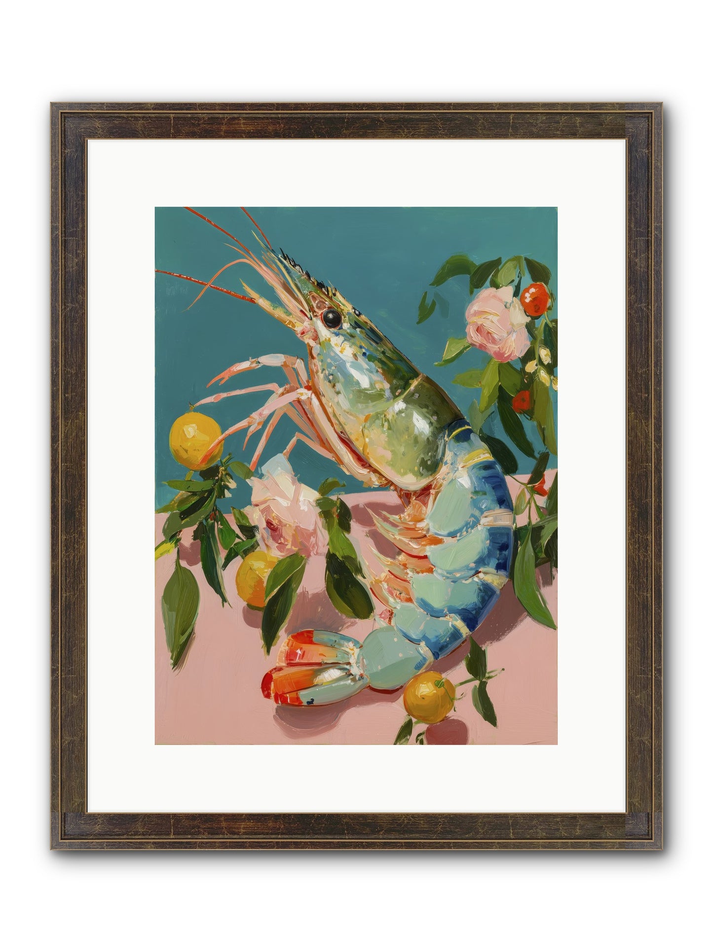 Gourmet Gold Framed Print - Slimwoods Black/Gold 12x16