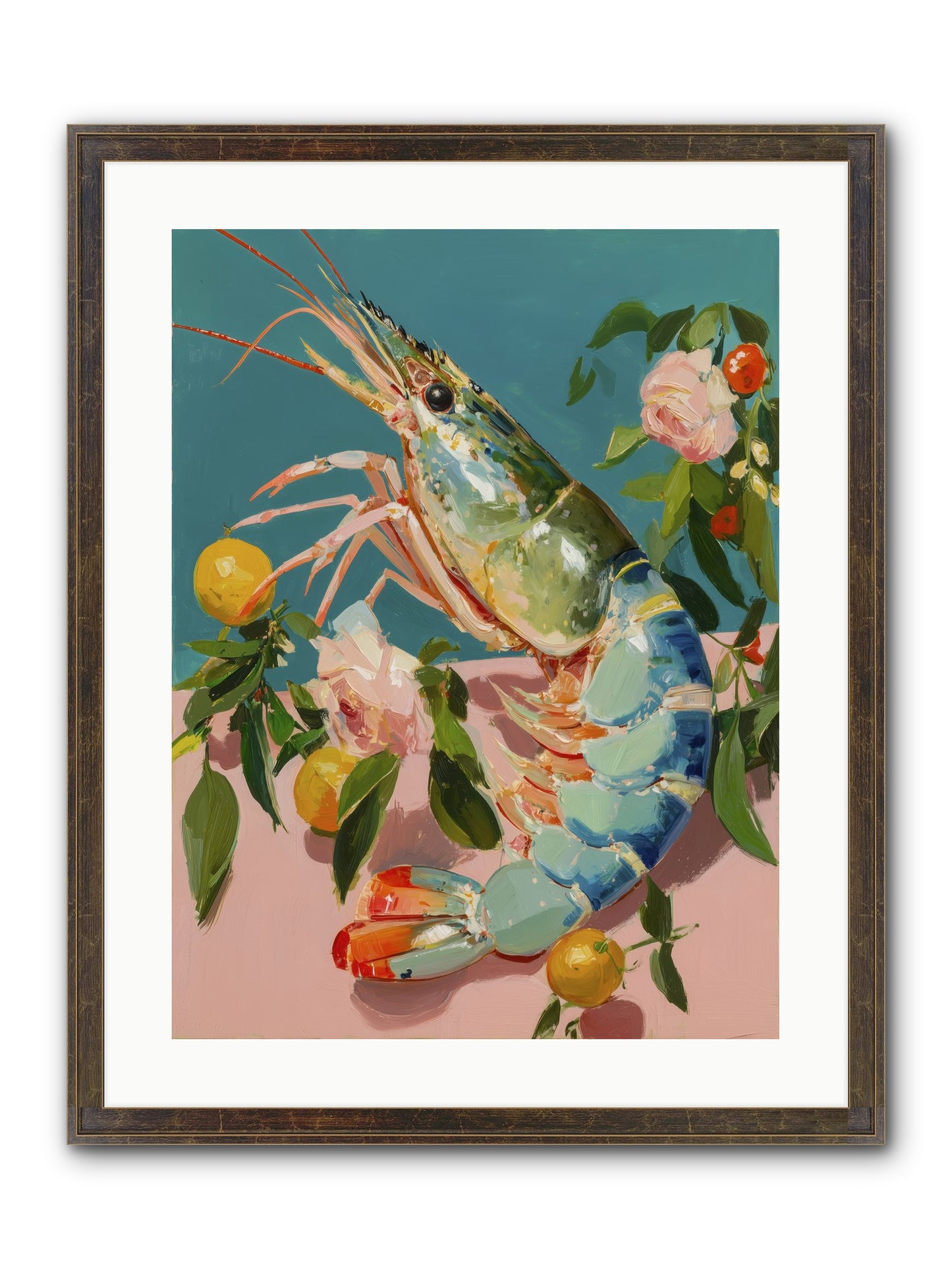 Gourmet Gold Framed Print - Slimwoods Black/Gold 18x24
