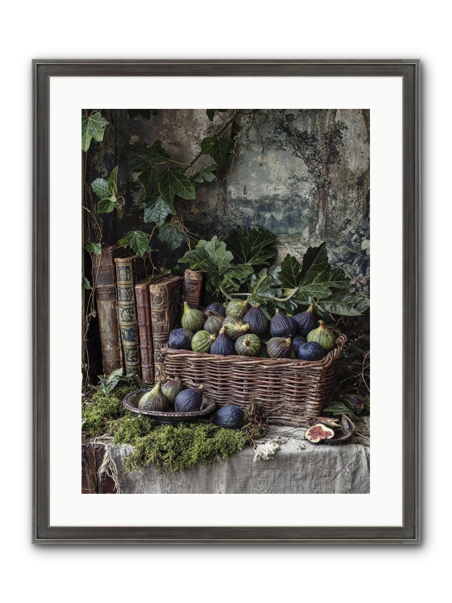 Grace Distilled Framed Print - Slimwoods Black/Silver 18x24