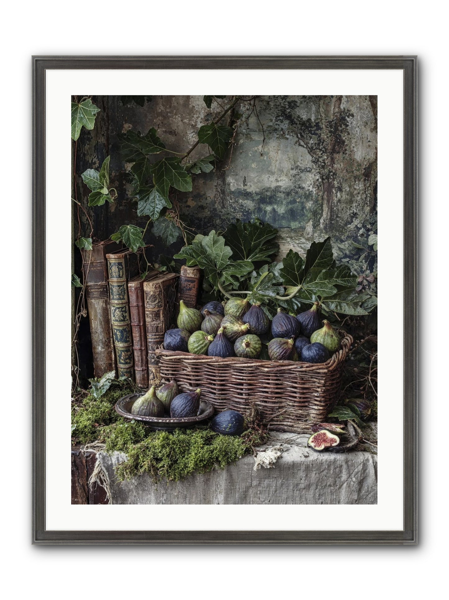 Grace Distilled Framed Print - Slimwoods Black/Silver 24x32