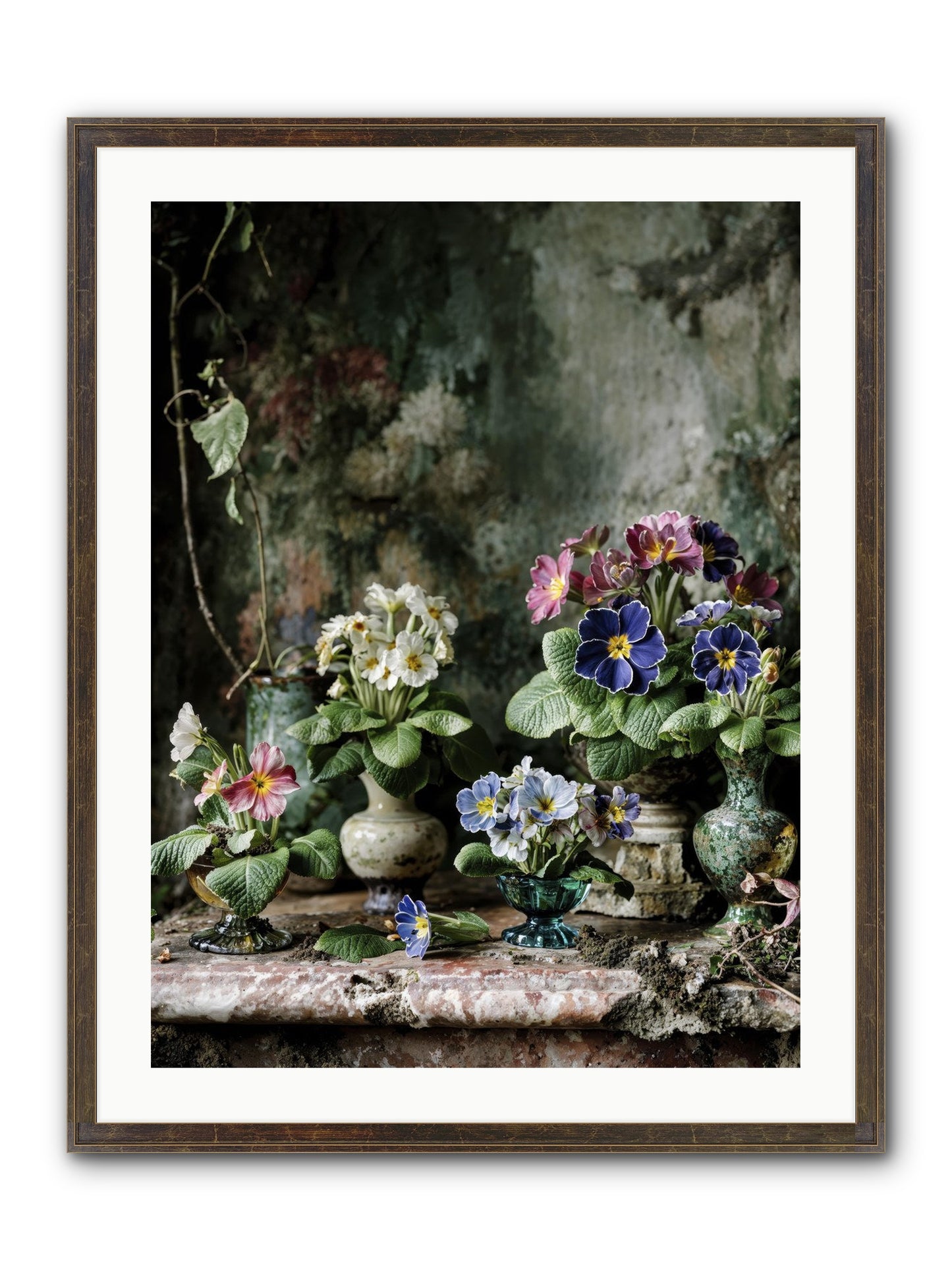 Grace Grows Here Framed Print - Slimwoods Black/Gold 24x32