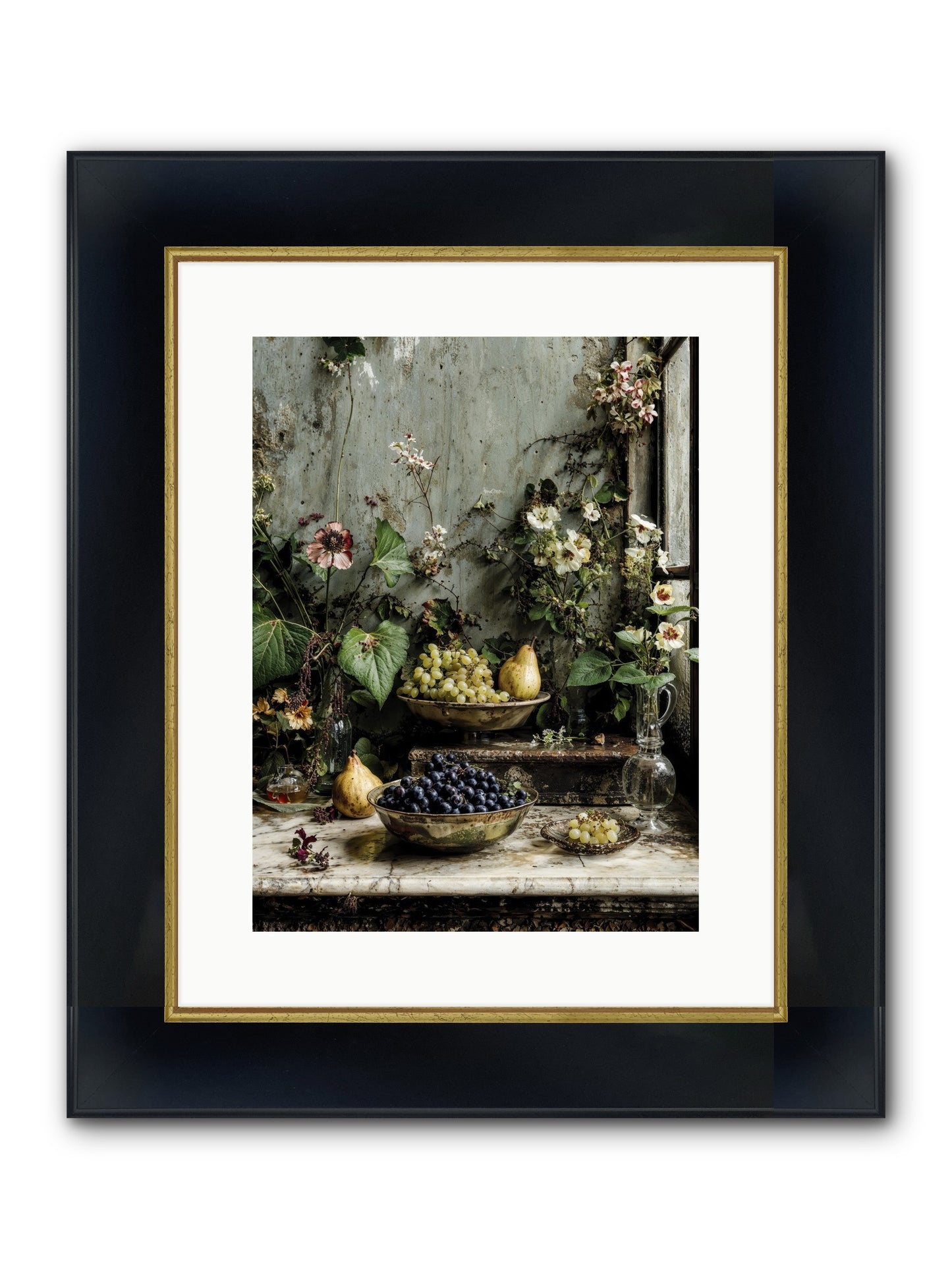 Grace Lives Askew Framed Print - Wide Black w/Gold 12x16