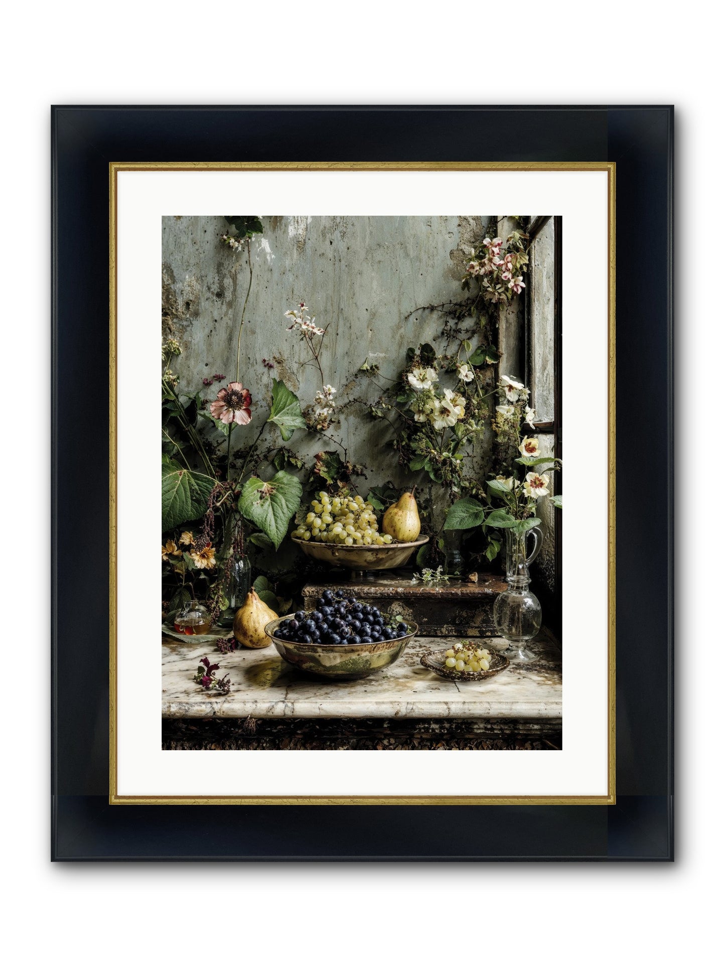 Grace Lives Askew Framed Print - Wide Black w/Gold 18x24