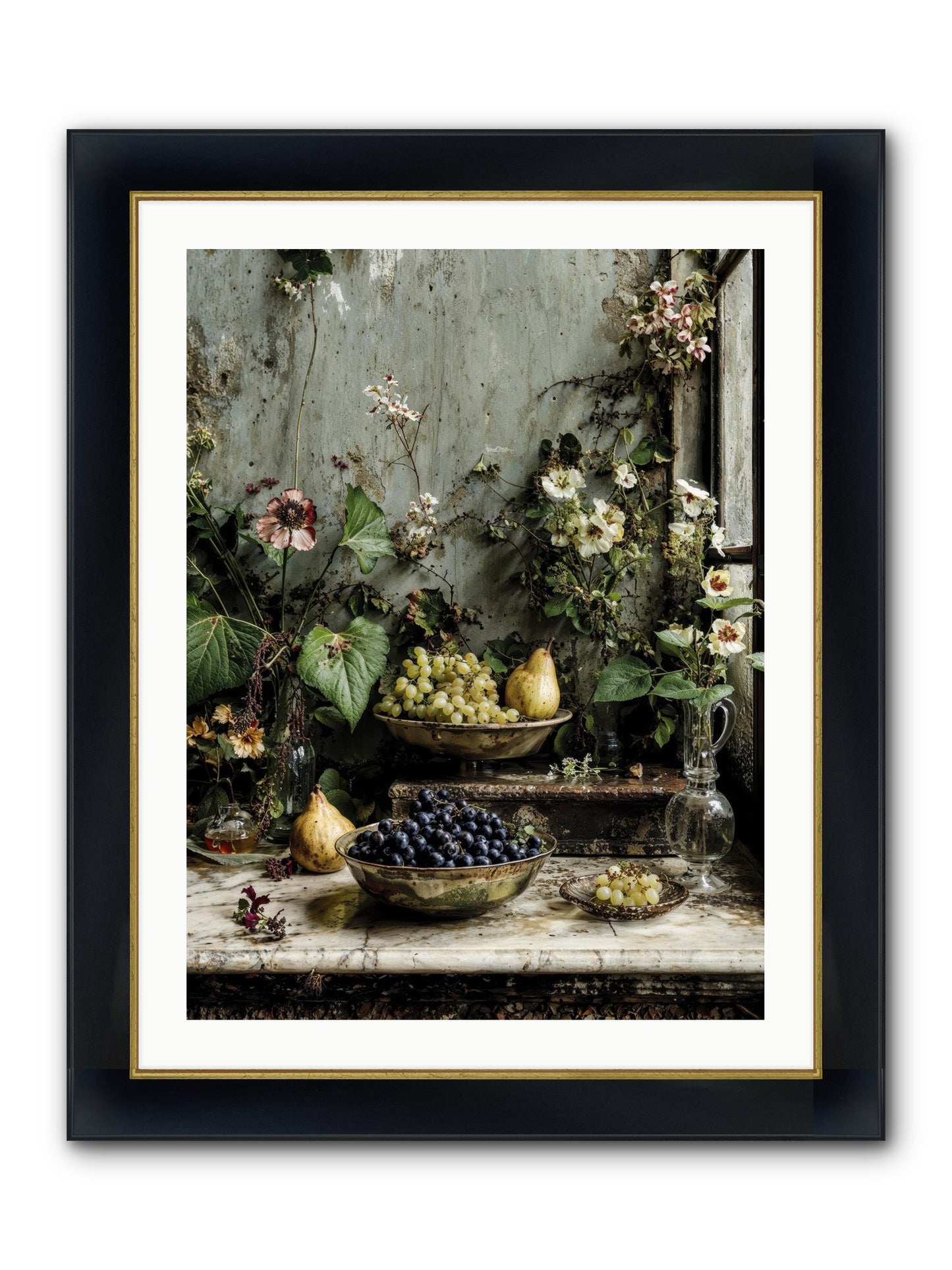 Grace Lives Askew Framed Print - Wide Black w/Gold 24x32