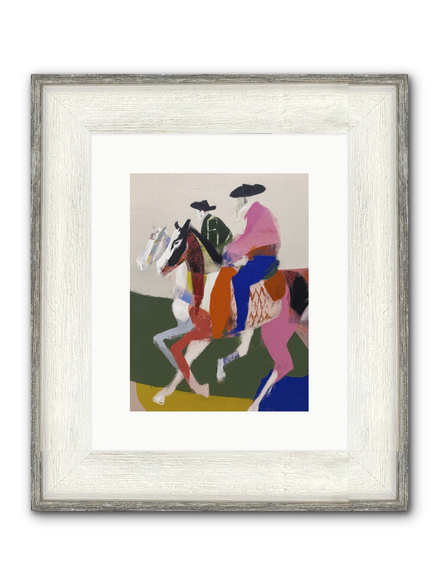 Grace Under Grit Framed Print - Driftwood White 9x12