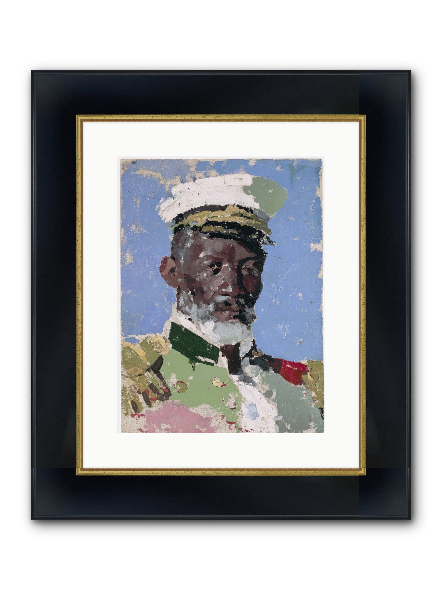 Grace Under Pressure Framed Print - Wide Black w/Gold 12x16